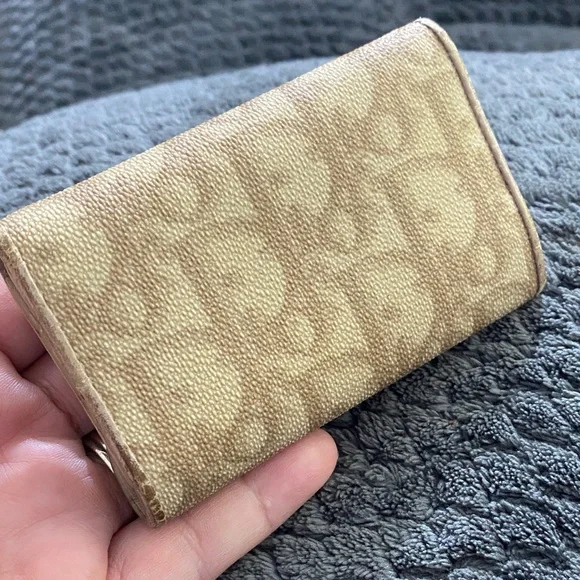 小物 Christian Dior Trotter Canvas Key Case Christian Dior Trotter Romantic Collection Ribbon Key Case /Holder